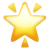Shining star emoji used to highlight importance or achievement